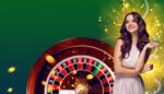 woman behind roulette wheel