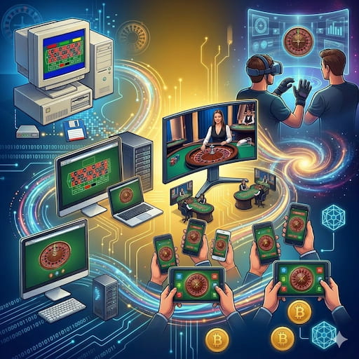 history of online roulette