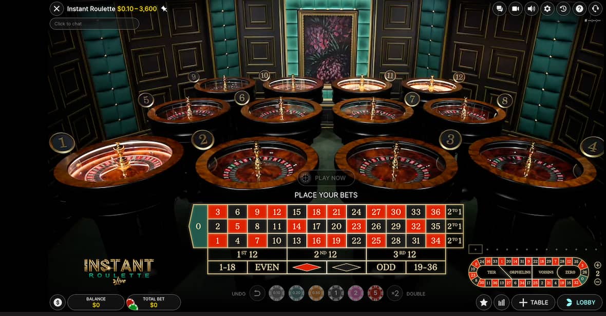 multiwheel roulette gameplay