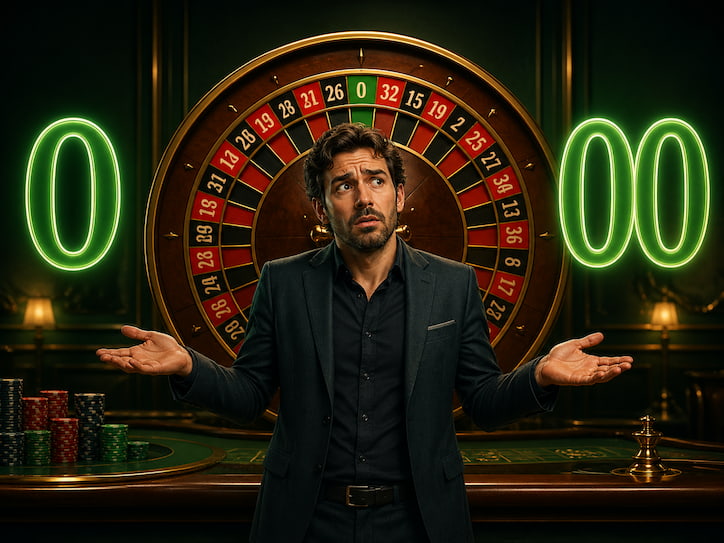 : الفرق الأساسي بين 0 و00الروليت الأمريكية أم الروليت الأوروبية