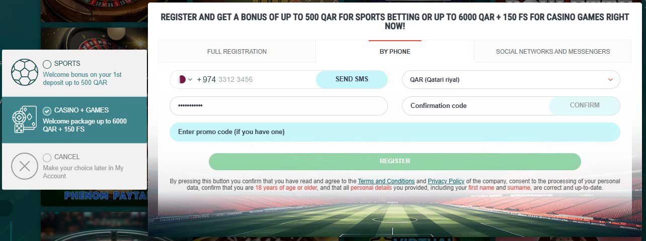 22bet-registration-by-phone