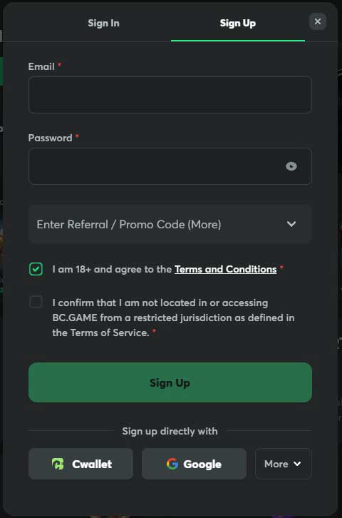 BC-Game-sign-up