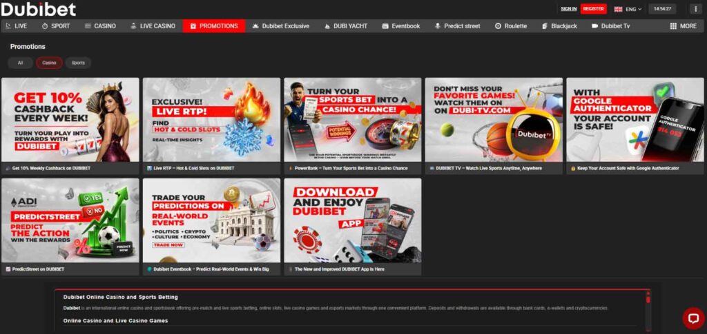 Dubibet-promotions